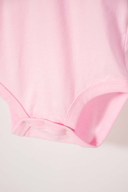 VESTIDO DE LA GATA MARIE CON BODY ROSADO PARA BEBÉ NIÑA