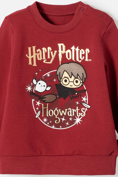 CONJUNTO DE HARRY POTTER ROJO BOSQUE PARA BEBÉ NIÑO