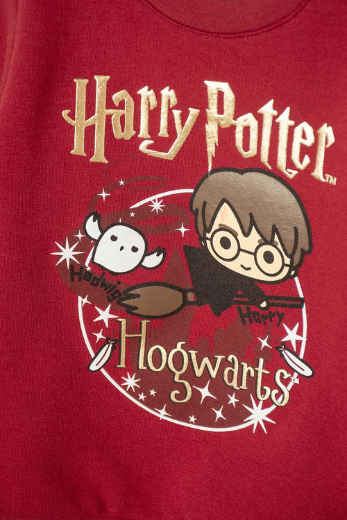 CONJUNTO DE HARRY POTTER ROJO BOSQUE PARA BEBÉ NIÑO