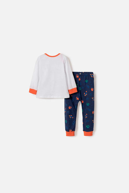 PIJAMA DE LA NASA CON PANTALÓN LARGO MULTICOLOR PARA BEBÉ NIÑO