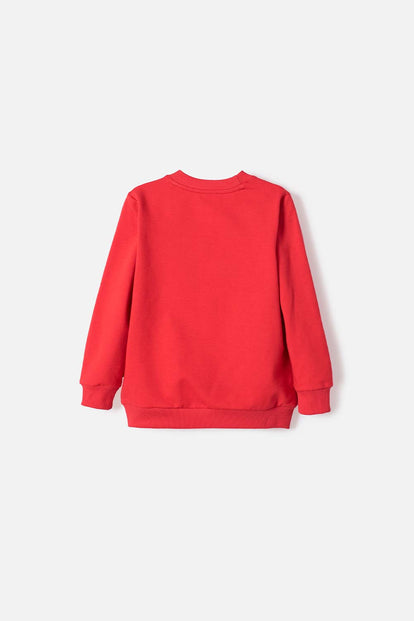 BUZO DE GRINCH CERRADO ROJO PARA BEBÉ NIÑO UNISEX