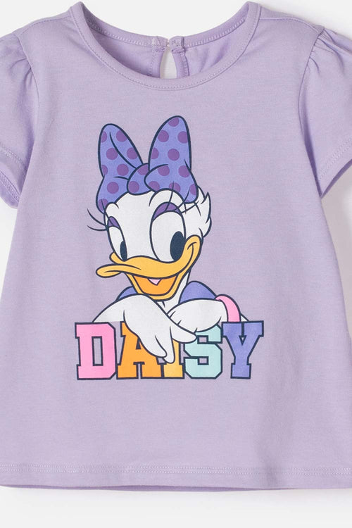 CONJUNTO DE DAISY CON PANTALÓN LARGO LAVANDA PARA BEBÉ NIÑA