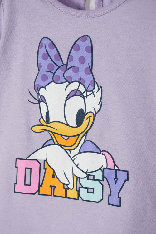 CONJUNTO DE DAISY CON PANTALÓN LARGO LAVANDA PARA BEBÉ NIÑA