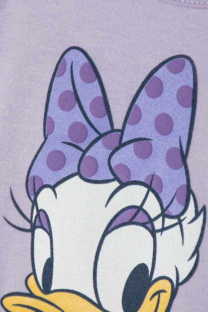 CONJUNTO DE DAISY CON PANTALÓN LARGO LAVANDA PARA BEBÉ NIÑA