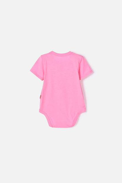 BODY WONDER WOMAN ROSADO PARA BEBÉ NIÑA