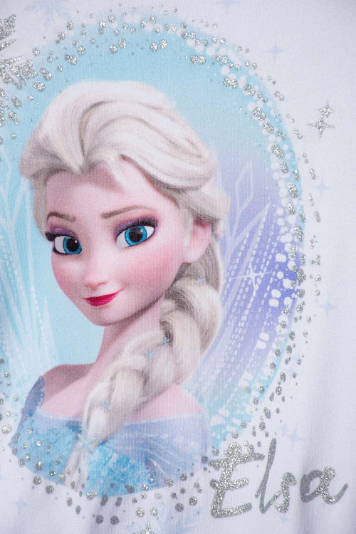 VESTIDO DE FROZEN CON TULL BLANCO PARA NIÑA 2T A 6T