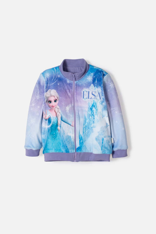 CHAQUETA DE FROZEN CON CIERRE MULTICOLOR PARA NIÑA 2T A 6T