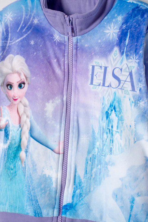 CHAQUETA DE FROZEN CON CIERRE MULTICOLOR PARA NIÑA 2T A 6T
