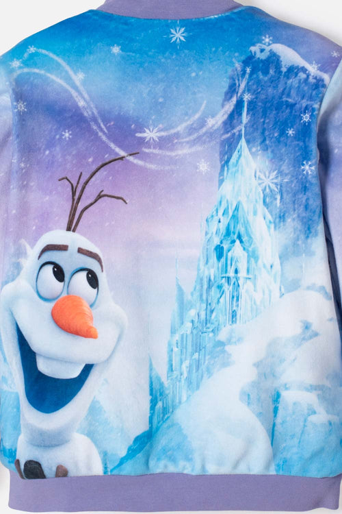 CHAQUETA DE FROZEN CON CIERRE MULTICOLOR PARA NIÑA 2T A 6T