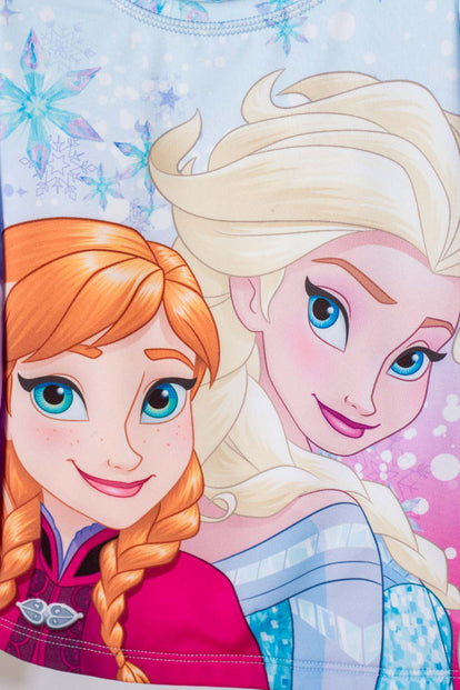 CONJUNTO DE BAÑO DE FROZEN MANGA LARGA MULTICOLOR PARA NIÑA 2T A 6T