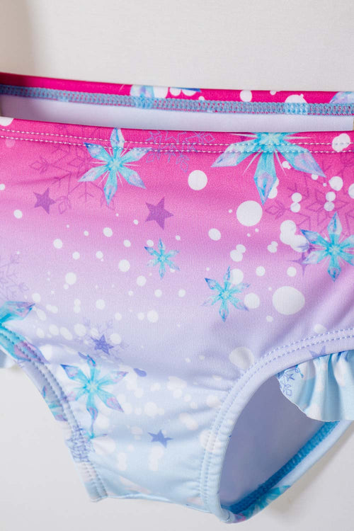 CONJUNTO DE BAÑO DE FROZEN MANGA LARGA MULTICOLOR PARA NIÑA 2T A 6T