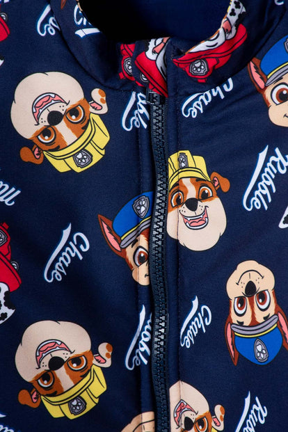 CHAQUETA DE PAW PATROL CON CIERRE AZUL PARA NIÑO 2T A 6T