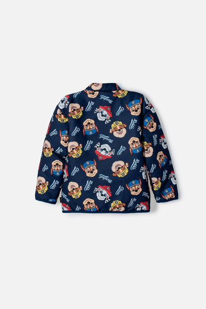 CHAQUETA DE PAW PATROL CON CIERRE AZUL PARA NIÑO 2T A 6T