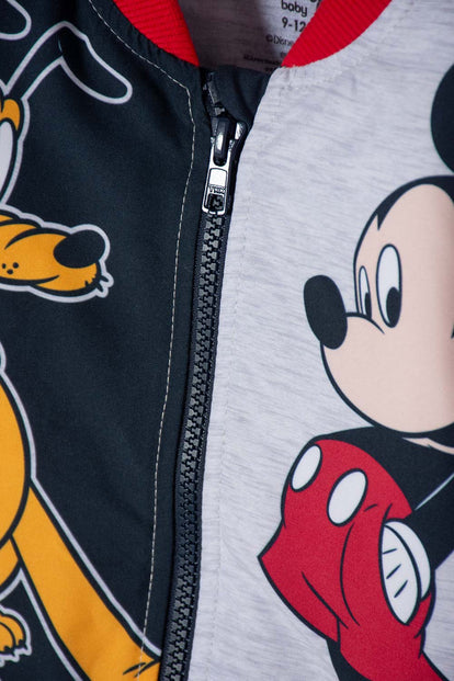 CHAQUETA DE MICKEY MOUSE CON CIERRE MULTICOLOR PARA BEBÉ NIÑO