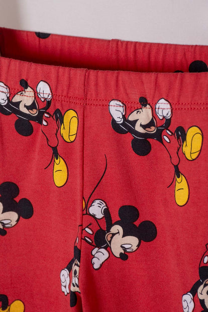 PIJAMA DE MICKEY MOUSE PANTALÓN LARGO MULTICOLOR PARA NIÑO 2T A 6T