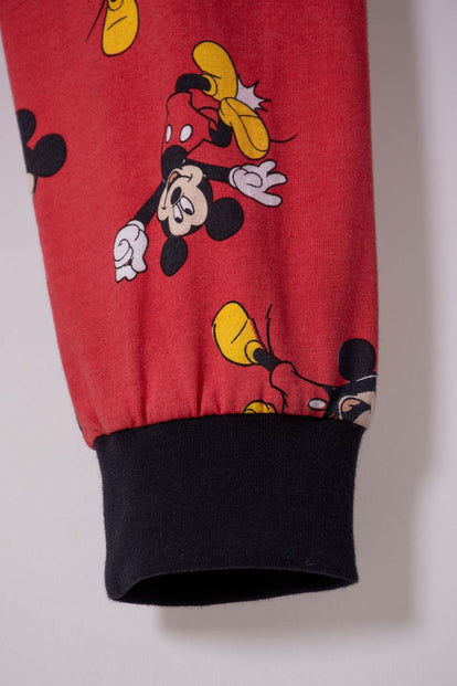 PIJAMA DE MICKEY MOUSE PANTALÓN LARGO MULTICOLOR PARA NIÑO 2T A 6T