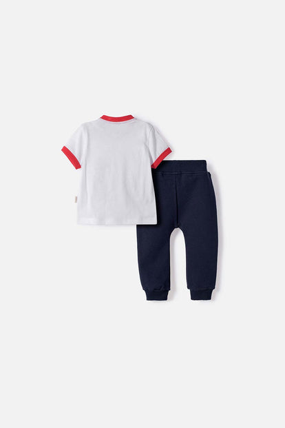 CONJUNTO DE MICKEY MOUSE PANTALÓN LARGO MULTICOLOR PARA BEBÉ NIÑO