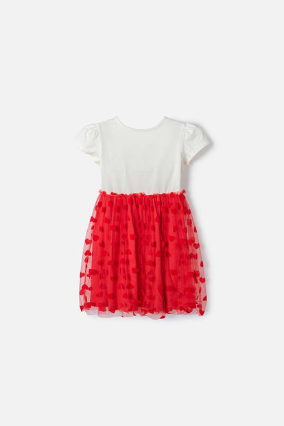 VESTIDO DE  MINNIE MOUSE MULTICOLOR PARA NIÑA 2T A 6T