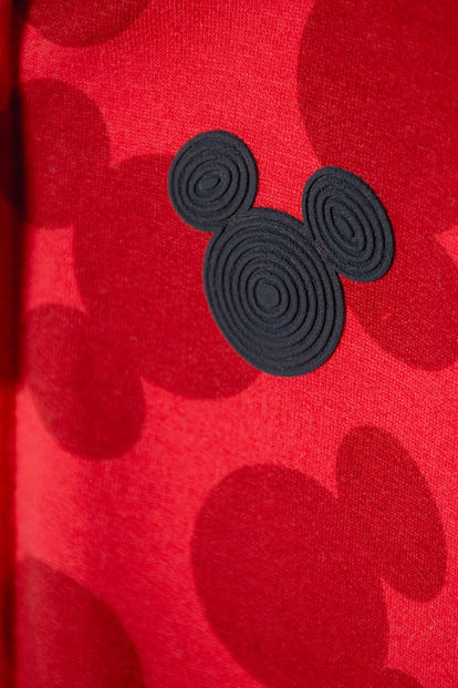BUZO DE MICKEY MOUSE CON CAPUCHA ROJO PARA NIÑO 2T A 6T