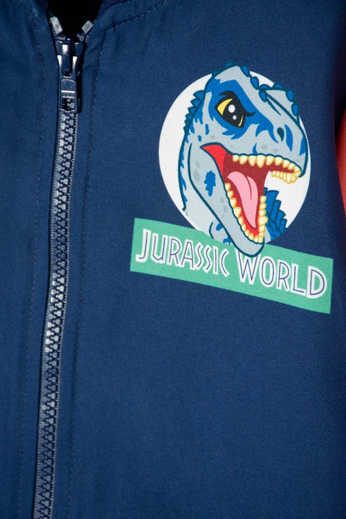 CHAQUETA DE JURASSIC WORLD CON CIERRE MULTICOLOR PARA NIÑO 2T A 6T