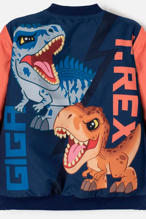 CHAQUETA DE JURASSIC WORLD CON CIERRE MULTICOLOR PARA NIÑO 2T A 6T