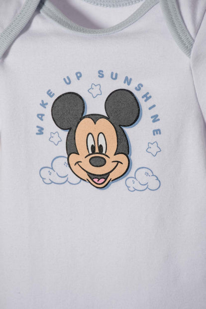 SET PRIMER DÍA DE MICKEY MOUSE AZUL PARA BEBÉ NIÑO