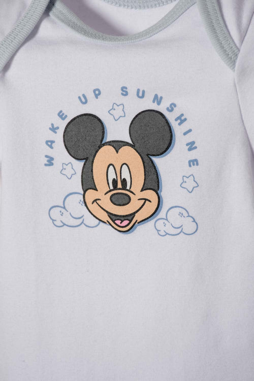SET PRIMER DÍA DE MICKEY MOUSE AZUL PARA BEBÉ NIÑO