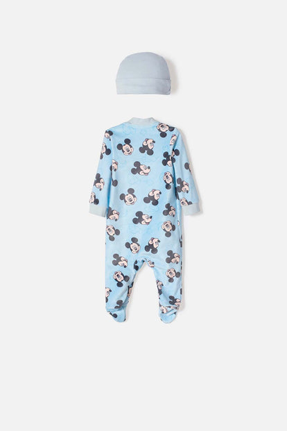 SET PRIMER DÍA DE MICKEY MOUSE AZUL PARA BEBÉ NIÑO