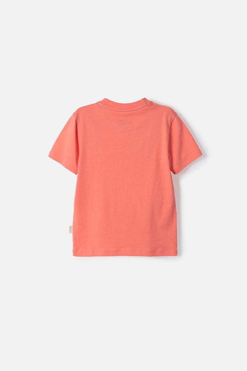 CAMISETA DE BLUEY MANGA CORTA SALMON PARA NIÑO 2T A 6T
