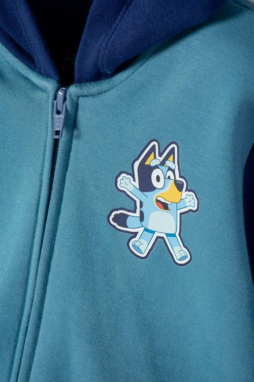 BUZO DE BLUEY CON CIERRE AZUL PARA NIÑO 2T A 6T