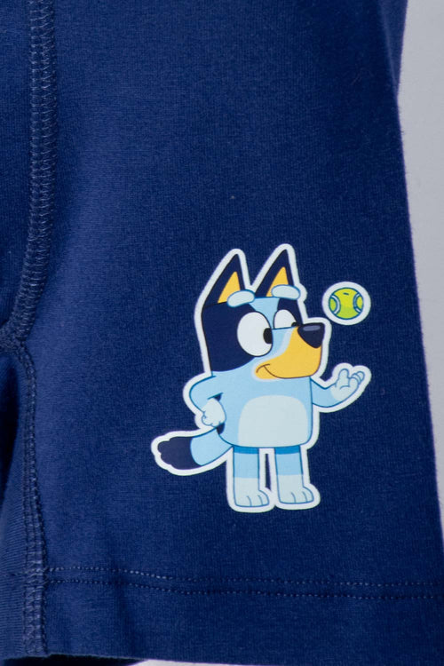 PACK X2 BOXER DE BLUEY AZUL PARA NIÑO 2T A 6T