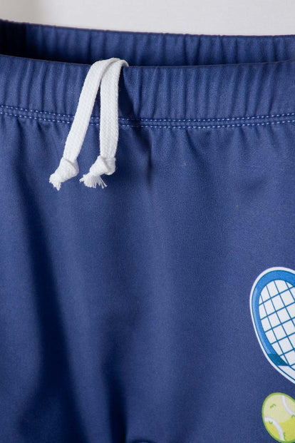CONJUNTO DE BAÑO DE BLUEY AZUL MANGA LARGA PARA NIÑO 2T A 6T