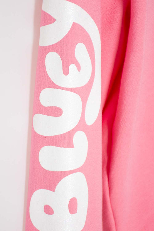 BUZO DE BLUEY ROSADO DE DISEÑO ABIERTO PARA NIÑA 2T A 6T