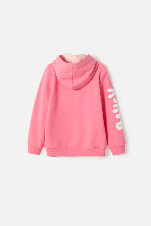 BUZO DE BLUEY ROSADO DE DISEÑO ABIERTO PARA NIÑA 2T A 6T