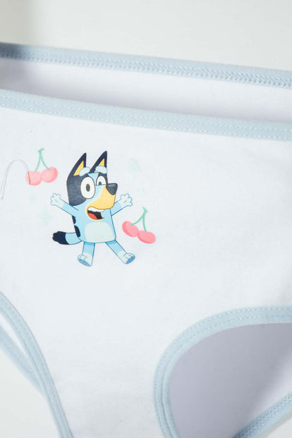 PACK X2 PANTIES DE BLUEY BLANCO PARA NIÑA 2T A 6T