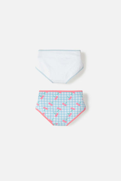 PACK X2 PANTIES DE BLUEY BLANCO PARA NIÑA 2T A 6T