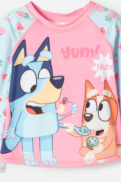 CONJUNTO DE BAÑO BLUEY MULTICOLOR PARA NIÑA 2T A 6T