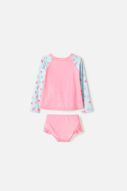 CONJUNTO DE BAÑO BLUEY MULTICOLOR PARA NIÑA 2T A 6T