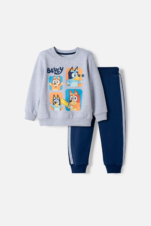 CONJUNTO DE BLUEY PANTALÓN LARGO AZUL PARA NIÑO 2T A 6T