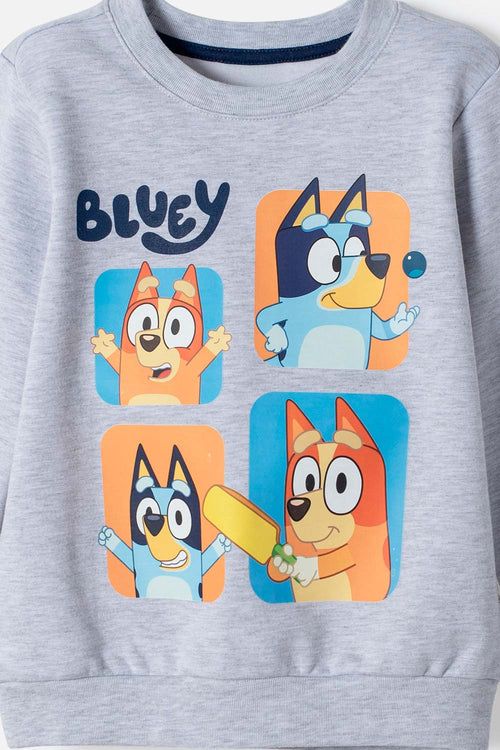 CONJUNTO DE BLUEY PANTALÓN LARGO AZUL PARA NIÑO 2T A 6T