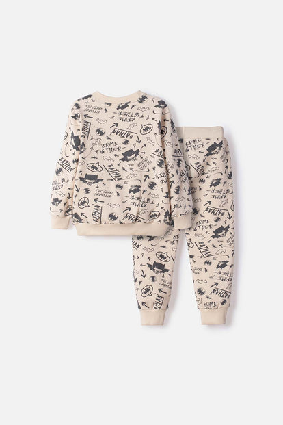 CONJUNTO DE BATMAN PANTALÓN LARGO MULTICOLOR PARA NIÑO 2T A 6T