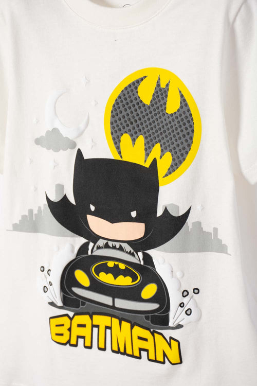 CONJUNTO DE BATMAN PANTALÓN LARGO MULTICOLOR PARA NIÑO 2T A 6T