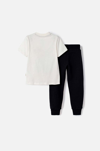 CONJUNTO DE BATMAN PANTALÓN LARGO MULTICOLOR PARA NIÑO 2T A 6T
