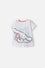 CAMISETA DE CINNAMOROLL MANGA CORTA BLANCO PARA NIÑA 2T A 6T