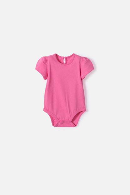 VESTIDO DE HELLO KITTY MANGA CORTA AZUL Y ROSADO PARA BEBÉ NIÑA