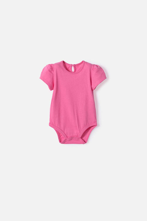 VESTIDO DE HELLO KITTY MANGA CORTA AZUL Y ROSADO PARA BEBÉ NIÑA