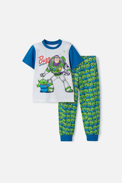 PIJAMA DE TOY STORY PANTALÓN LARGO MULTICOLOR PARA NIÑO 2T A 6T