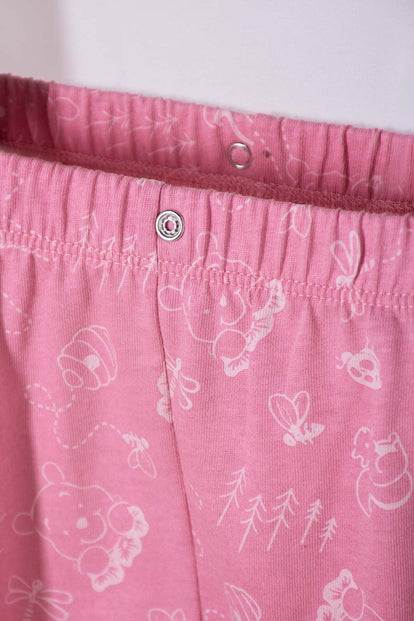 PIJAMA DE WINNIE THE POOH ROSADA PARA BEBÉ NIÑA