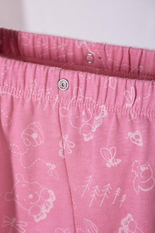 PIJAMA DE WINNIE THE POOH ROSADA PARA BEBÉ NIÑA