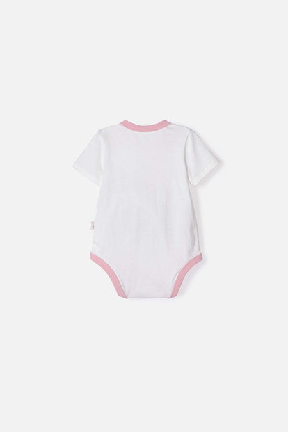 BODY DE WINNIE THE POOH MANGA CORTA MARFIL PARA NIÑA